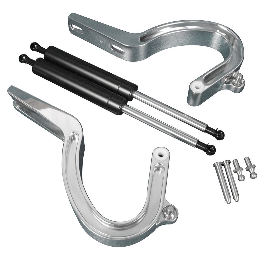 EDDIE MOTORSPORTS Billet Trunk Hinges Polished MS149-15P