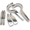 EDDIE MOTORSPORTS Billet Trunk Hinges Polished MS149-17P