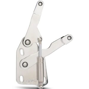 EDDIE MOTORSPORTS Billet Hood Hinges Polished MS149-90P