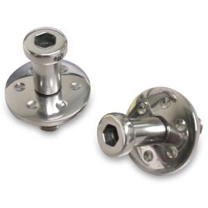 EDDIE MOTORSPORTS Door Striker Bolts Polished MS277-21P