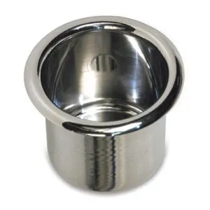 EDDIE MOTORSPORTS Drink Holder Aluminium Medium Polished MS281-32P