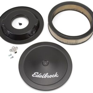 EDELBROCK 14in Signature Series A/C - Black 1223