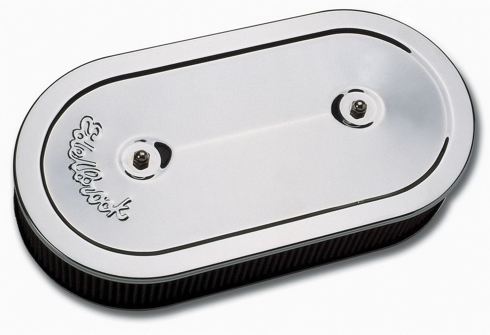 EDELBROCK Oval Air Cleaner for Dual Quads 1235