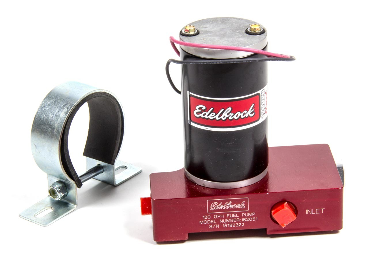 EDELBROCK Carb Electric Fuel Pump 120GPH @ 6.5psi Red 182051