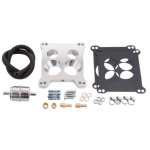 EDELBROCK Carburetor Adapter w/Fuel Line Kit 2697