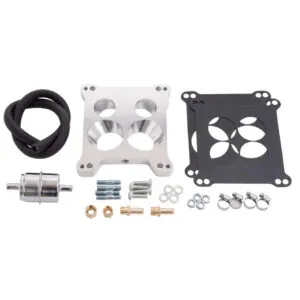 EDELBROCK Carburetor Adapter w/Fuel Line Kit 2697