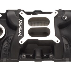 EDELBROCK SBC Performer EPS Manifold - Black 27013