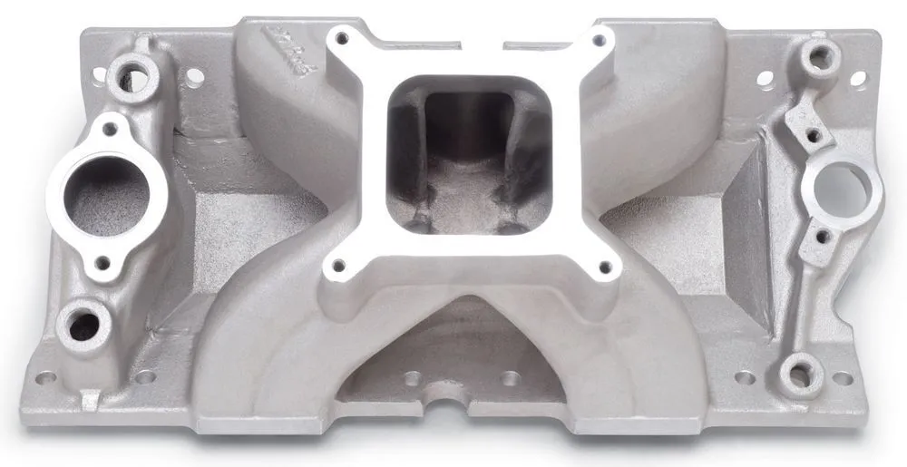 EDELBROCK SBC Victor Bowtie Manifold - Vortec 2814
