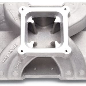 EDELBROCK SBC Victor Manifold - Glidden 18 Degree 2859