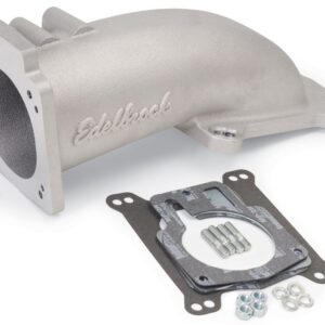 EDELBROCK 90mm Ultra-Low Profile T/B Intake Elbow 3847