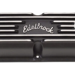 EDELBROCK SBM Classic Finned V/C's - Black 41773