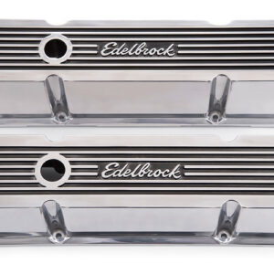 EDELBROCK Valve Cover Kit Elite II Series SBC Tall 4263