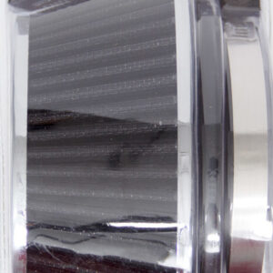 EDELBROCK Pro-Flo Air Filter Cone 3.70 Tall Black/Chrome 43610