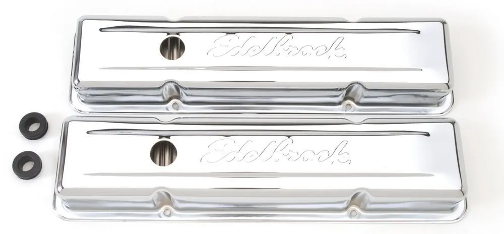EDELBROCK Signature Series V/C's - SBC Short 4449