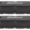 EDELBROCK Valve Cover Kit SBF Signature Series Black 4603