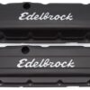 EDELBROCK Signature Series Valve Covers - BBC Tall Black 4683