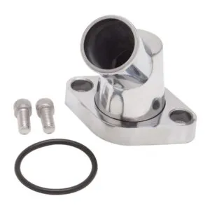 EDELBROCK Chevy V8 Thermostat Housing - 45 Degree 4817