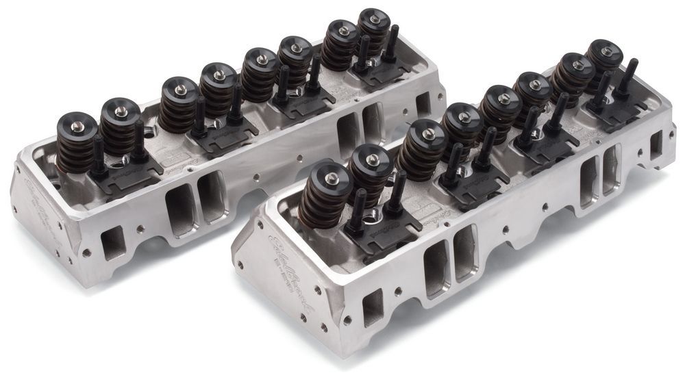 EDELBROCK SBC E-Street 210 Heads - 64cc 2.08/1.60 5087
