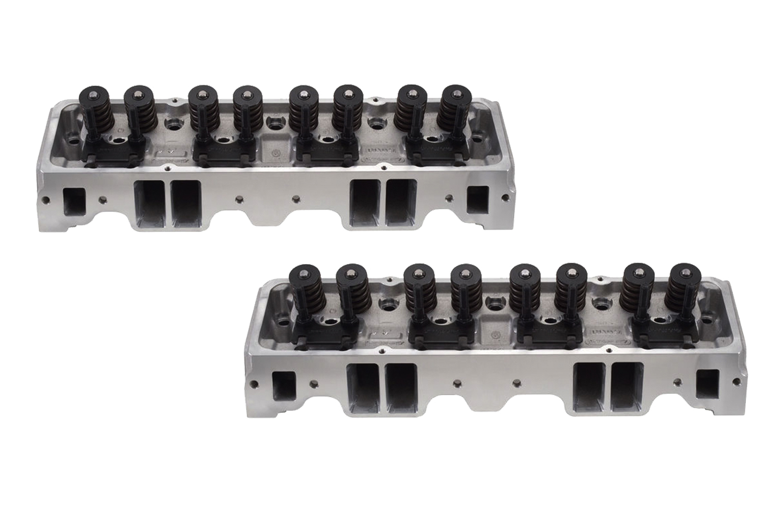 EDELBROCK SBC E-Street Cylinder Heads - 2.02/1.60 S/P 5089