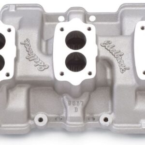 EDELBROCK SBC Three Deuce Manifold - 262-400 5419