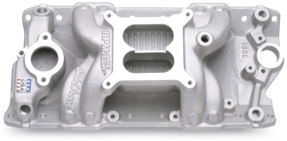 EDELBROCK SBC Performer RPM A/G Manifold - 262-400 7501