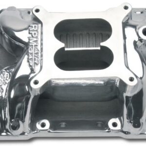 EDELBROCK SBC Performer RPM A/G Manifold - Polished 7501 75011