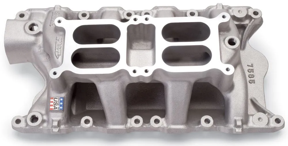 EDELBROCK SBF Performer RPM Dual Quad A/G Manifold - 351W 7585