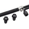 EDELBROCK Dual Quad Fuel Line Kit Clear/Black Finish 80913
