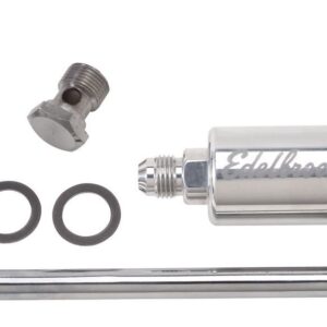 EDELBROCK Polished Fuel Line & Filter Kit 8131