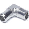 EDELBROCK Hose End  90-deg 1/2npt to 3/4 Barb  Clear 8166