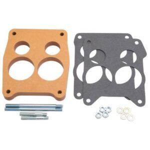 EDELBROCK Carburetor Spacer- 3/4in 4-Hole - Wood 8726