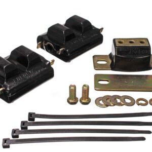 ENERGY SUSPENSION SBC Motor & Trans Mount Kit Zinc Finish Black 3.1130G