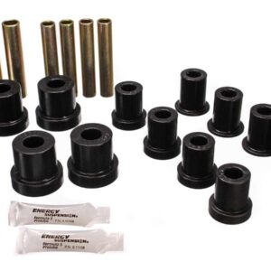 ENERGY SUSPENSION 70-87 GM 4wd Frt Spring Bushing Set Black 3.2112G
