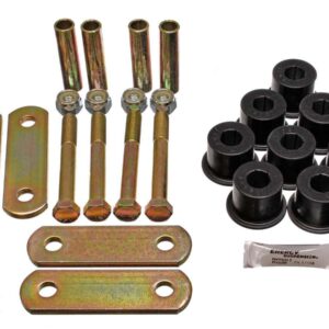 ENERGY SUSPENSION 67-81 Camaro Shackle Set w/o Sprng Bush Black 3.2135G