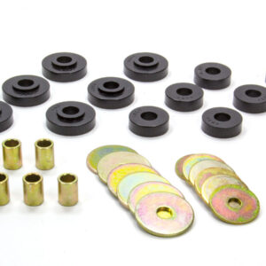 ENERGY SUSPENSION 63-69 Vette Body Mounts Black 3.4102G