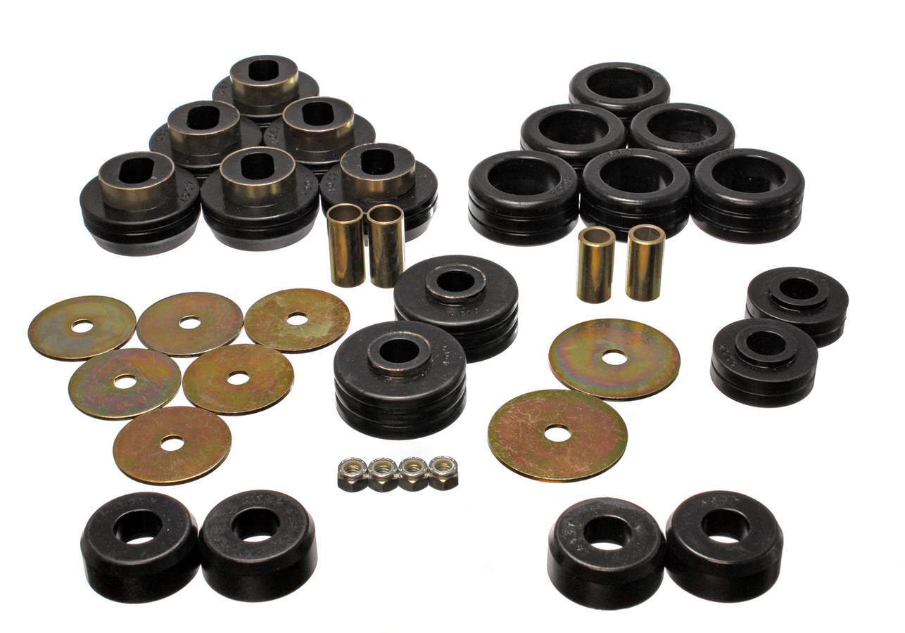 ENERGY SUSPENSION 81-91 Blazer/Sub Cab Mounts Black 3.4118G