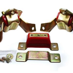 ENERGY SUSPENSION 5.0L Mustang Motor Mounts & Trans- Red 4.1124R