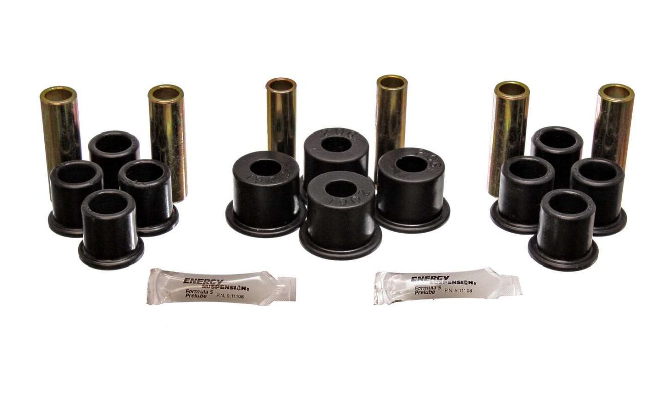 ENERGY SUSPENSION Ford Complete Spring & Shackle Set Black 4.2122G