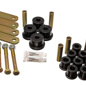 ENERGY SUSPENSION 64-73 Mustang Complete Spring & Shackle Set Bla 4.2135G