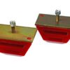 ENERGY SUSPENSION Bump Stop 2-1/2 x 4-1/2 x 2-1/2 Low Profile Pair 9.9109R