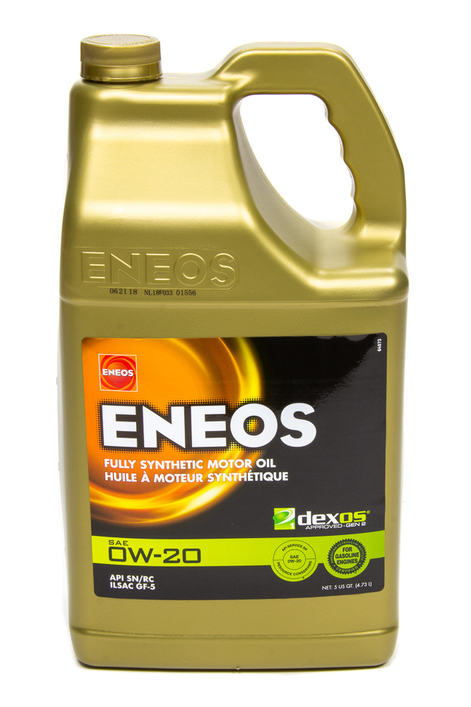 ENEOS Full Syn Oil Dexos 1 0w20 5 Qt 3701-320
