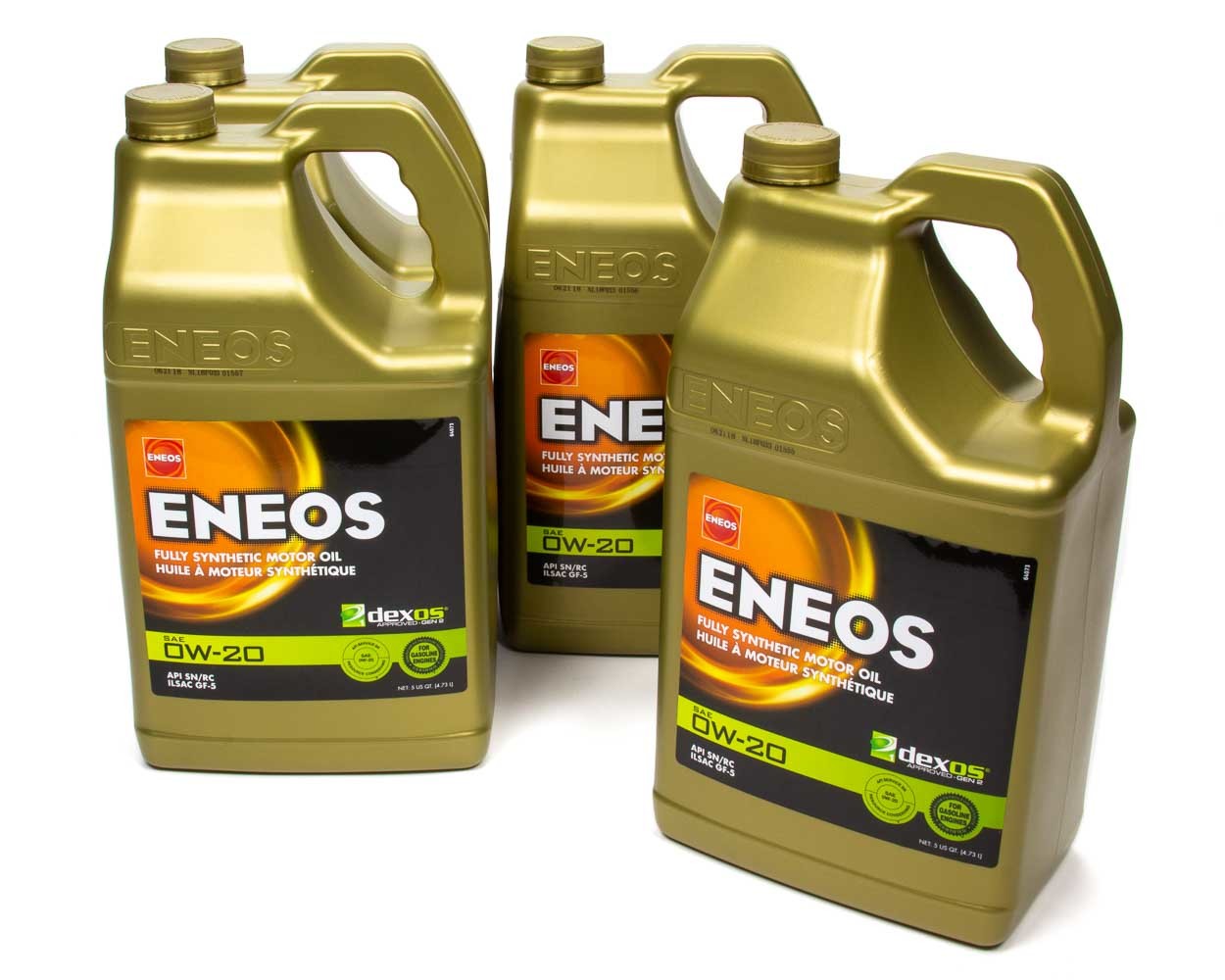 ENEOS Full Syn Oil Dexos 1 Case 0w20 4 X 5 Qt 3701-323