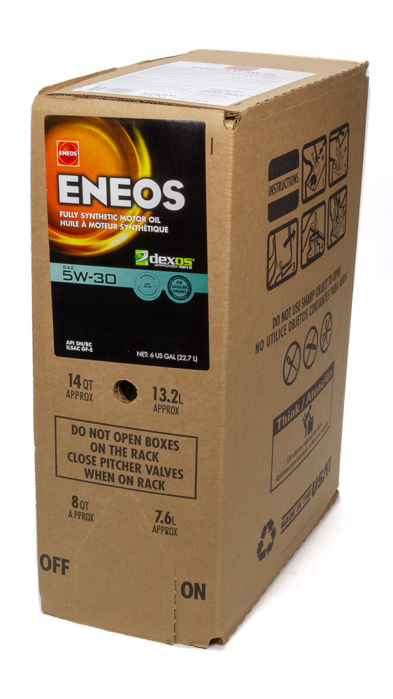 ENEOS Full Syn Oil Dexos 1 5w30 6 Gal 3703-400