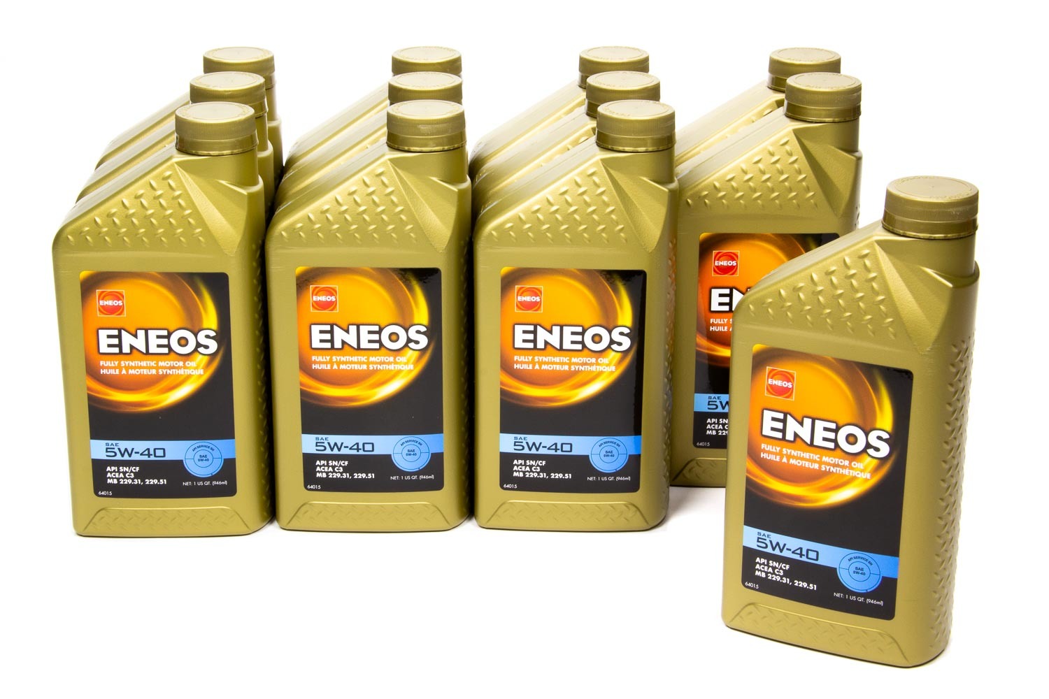 ENEOS Full Syn Oil 5w40 Case 12 X1 Qt 3704-301