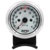 EQUUS 2-1/2 Dia Tachometer 8000 RPM White Dial E5076