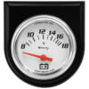 EQUUS 2.0 Dia Voltmeter Gauge w/Black Panel E5268