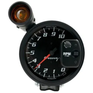 EQUUS 5in Dia Tachometer 10K RPM w/Ext Shift-Lite E6080