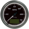 EQUUS 3-3/8 Dia Speedometer 0-120 MPH Chrome Elec E7074