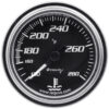 EQUUS 2.0 Dia Water Temp Gauge Chrome  140-280 E7242