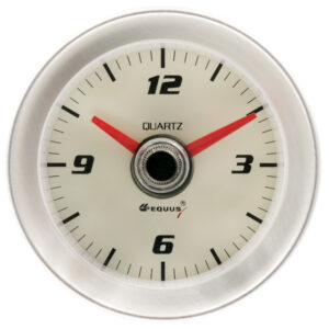 EQUUS 2.0 Dia Quartz Clock 12-Hour 360 Degree Sweep E8000
